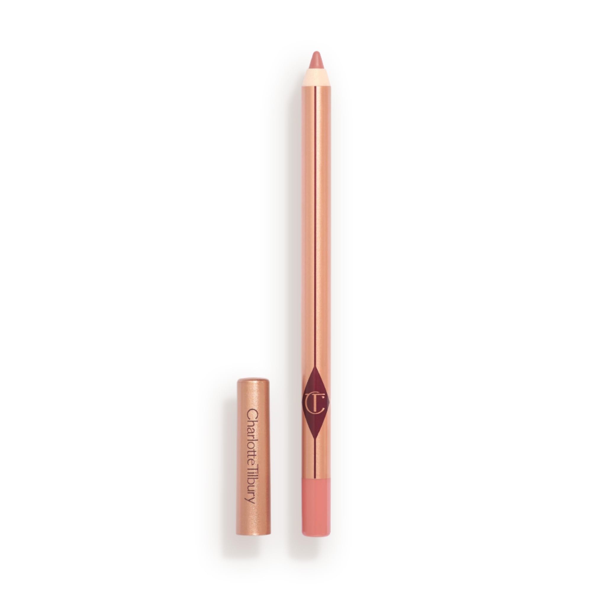 Charlotte Tilbury Lip Cheat Lip Liner Pencil - Gives Lips a Fuller-Looking, Defined Pout - Enriched with Jojoba Oil & Hyaluronic Acid - Waterproof, Smudge-Proof & Transfer-Proof - Pillow Talk Fair - TrustMedUSA