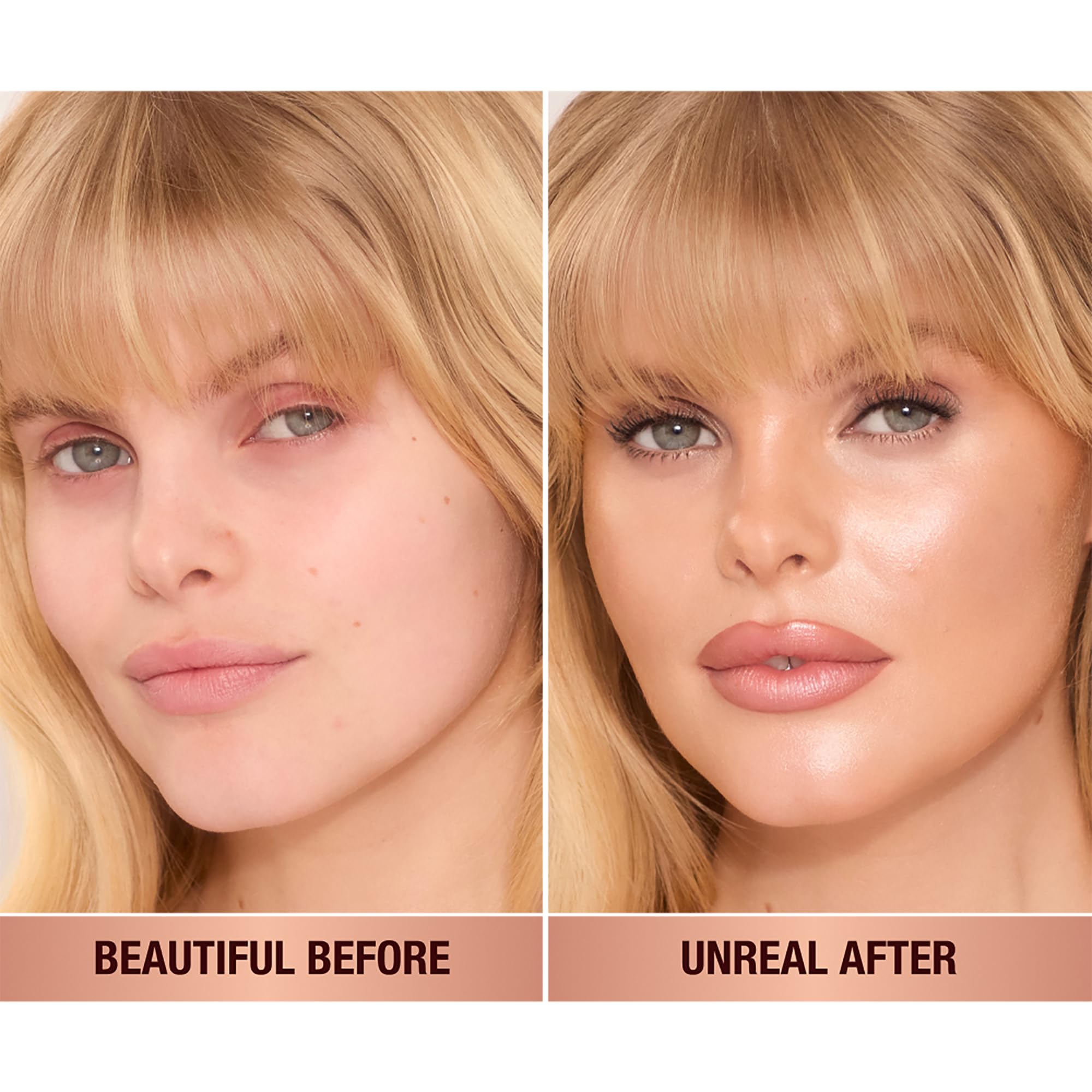Charlotte Tilbury Unreal Skin Tint & Sheer Glow Hydrating Foundation Stick - Cream Foundation Makeup with Sheer-to-Light Coverage & a Buildable Formula - Blurring, Smoothing & Nourishing - 3 Fair - TrustMedUSA