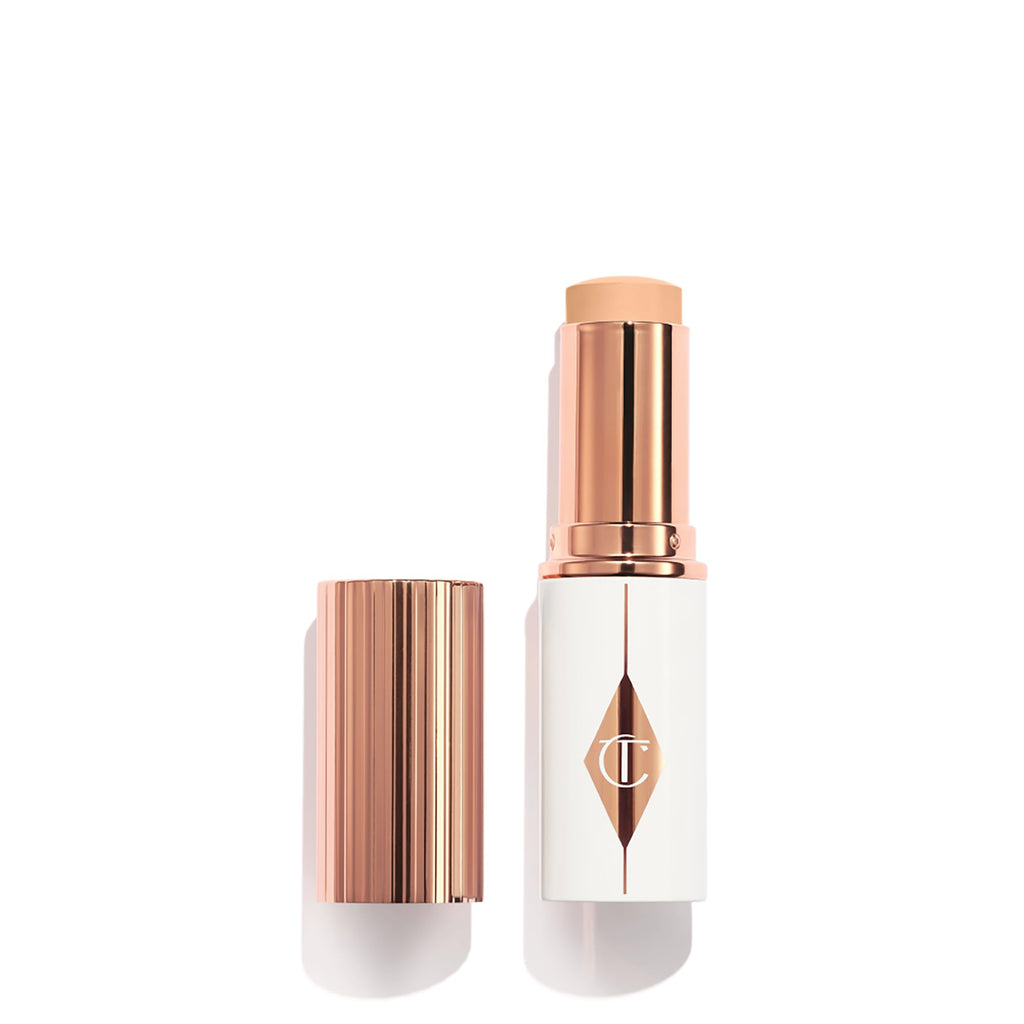 Charlotte Tilbury Unreal Skin Tint & Sheer Glow Hydrating Foundation Stick - Cream Foundation Makeup with Sheer-to-Light Coverage & a Buildable Formula - Blurring, Smoothing & Nourishing - 3 Fair - TrustMedUSA