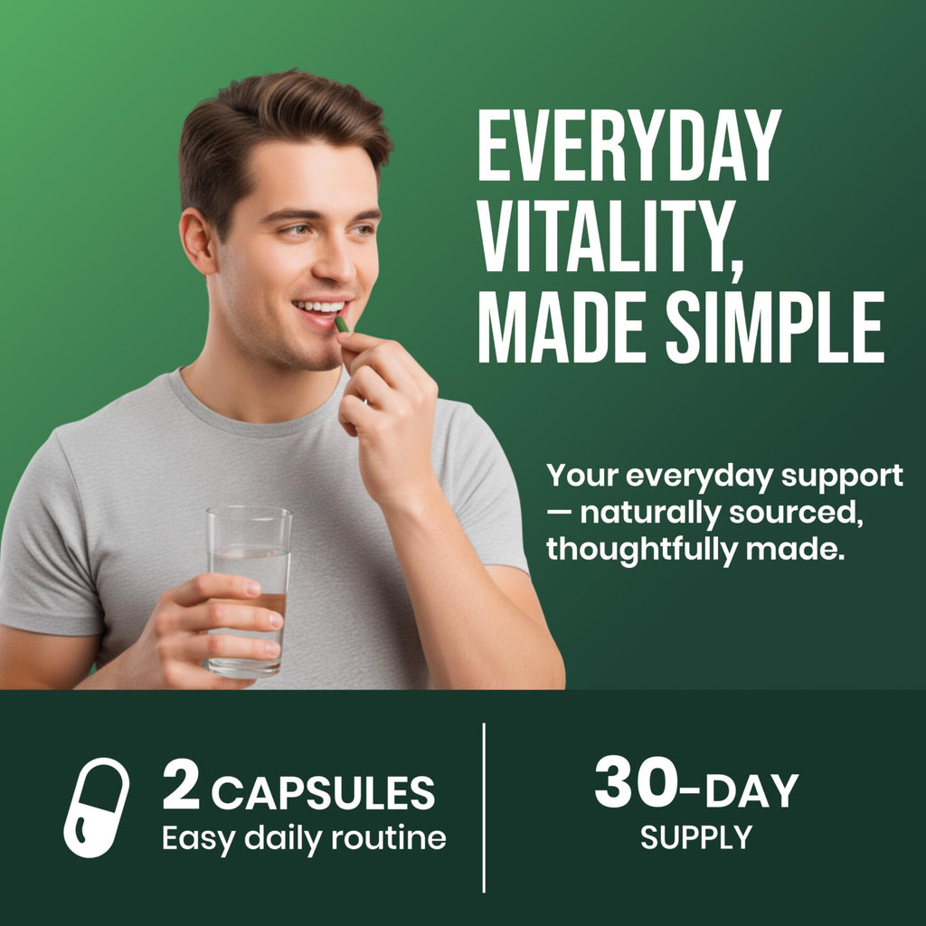 CHARMSVEDA Spirulina Capsules with Moringa – Herbal Immune Support* – 60 Vegan Capsules - TrustMedUSA
