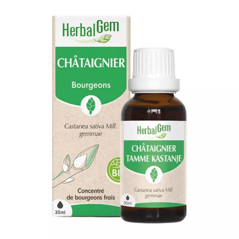 Chataignier BIO Macerat mère Bourgeons Flacon 30 ml HERBALGEM - TrustMedUSA