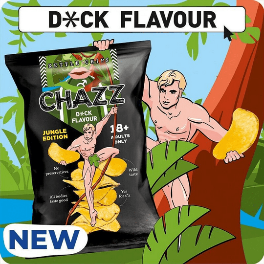CHAZZ D!CK Flavor Potato Chips 18+ ADULTS ONLY !!! Great for parties!!! - TrustMedUSA