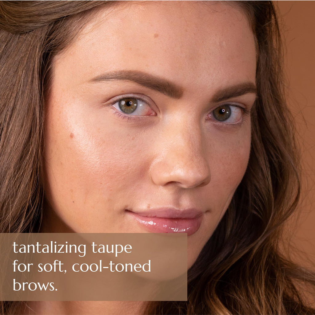 Chella Eyebrow Cream, Tantalizing Taupe - Vegan, Cruelty Free, Paraben Free, Gluten Free Eyebrow Pomade Makeup - Long Wearing, Velvet Consistency, Water Proof - TrustMedUSA