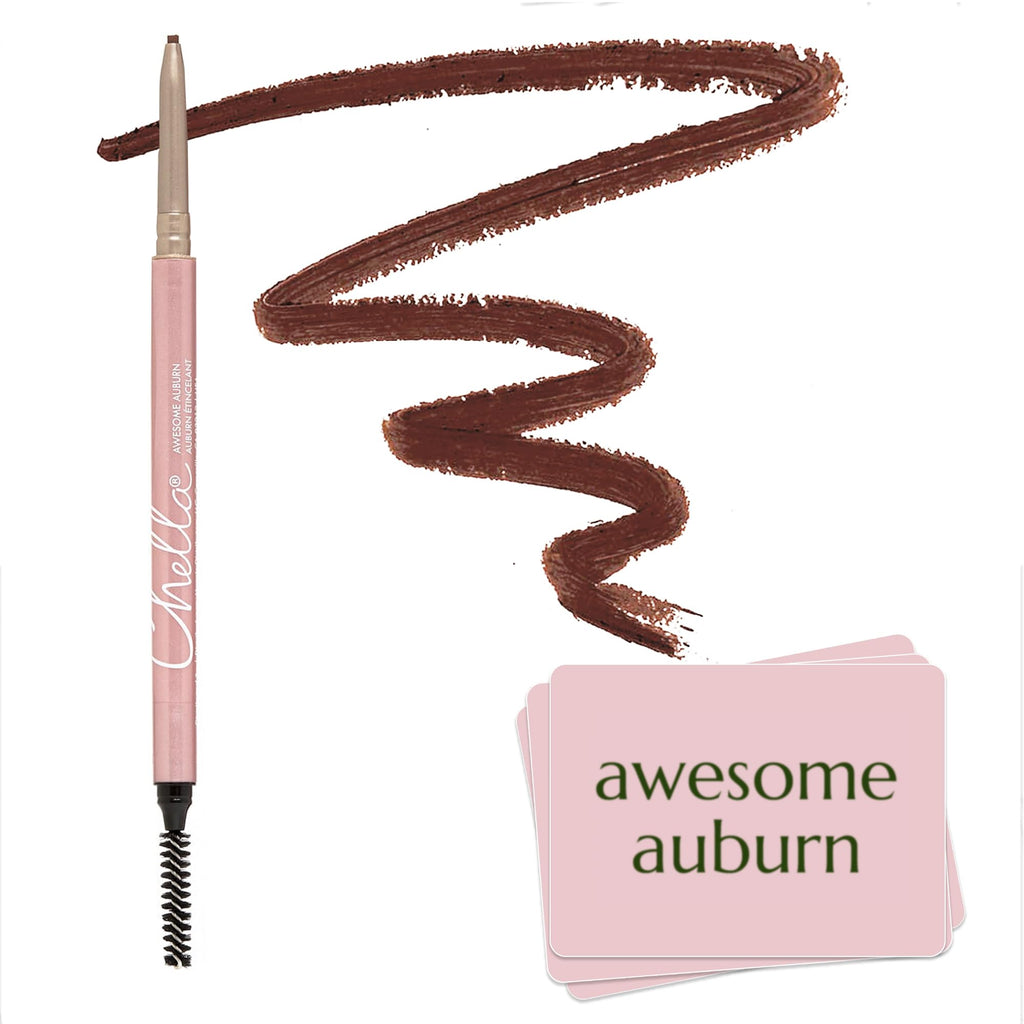 Chella Eyebrow Pencil – Easy-to-Use Brow Definer for Shaping, Filling & Blending – Long-Wear Auburn Eyebrow Pencils for Women with Precise Tip (Auburn) - TrustMedUSA