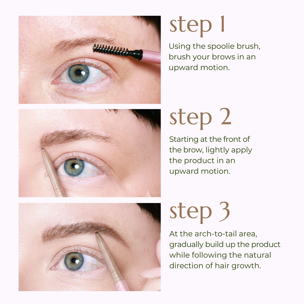 Chella Eyebrow Pencil – Easy-to-Use Brow Definer for Shaping, Filling & Blending – Long-Wear Deep Brown Eyebrow Pencils for Women with Precise Tip (Deep Brown) - TrustMedUSA