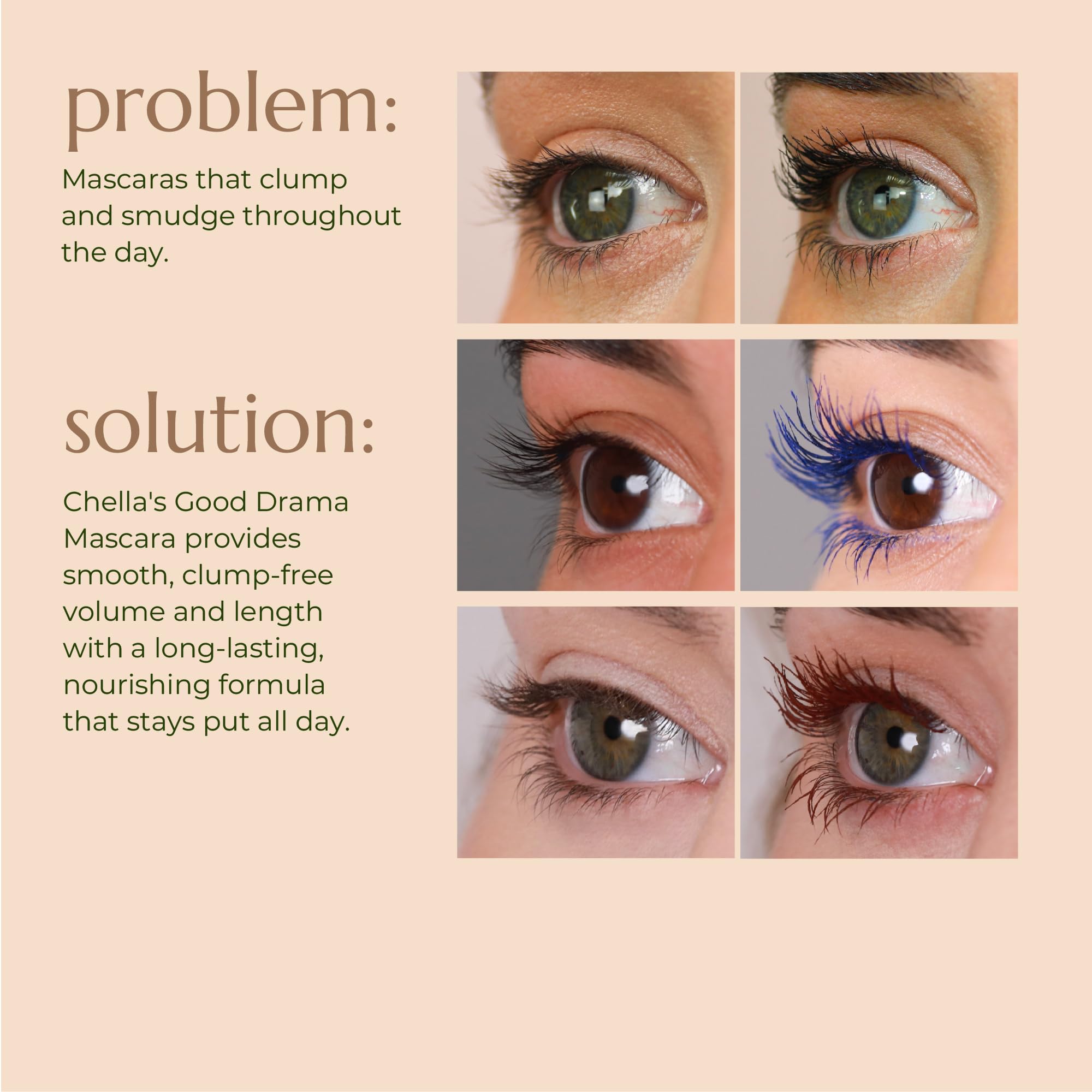 Chella Good Drama Vegan Mascara, 0.33 Fl. Oz (Black) - TrustMedUSA