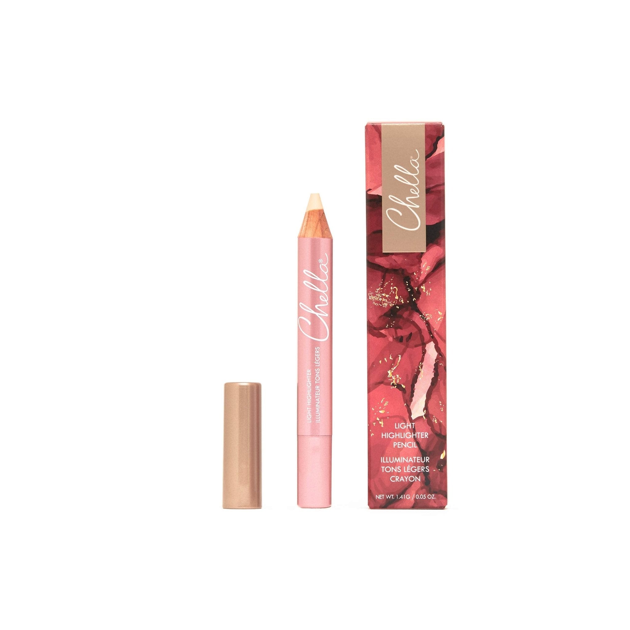 Chella Highlighter Makeup Pencil - Vegan, Cruelty Free, Paraben Free, Gluten Free - Use as a Highlighter, Concealer and Under Eye Liner (Light Matte) - TrustMedUSA
