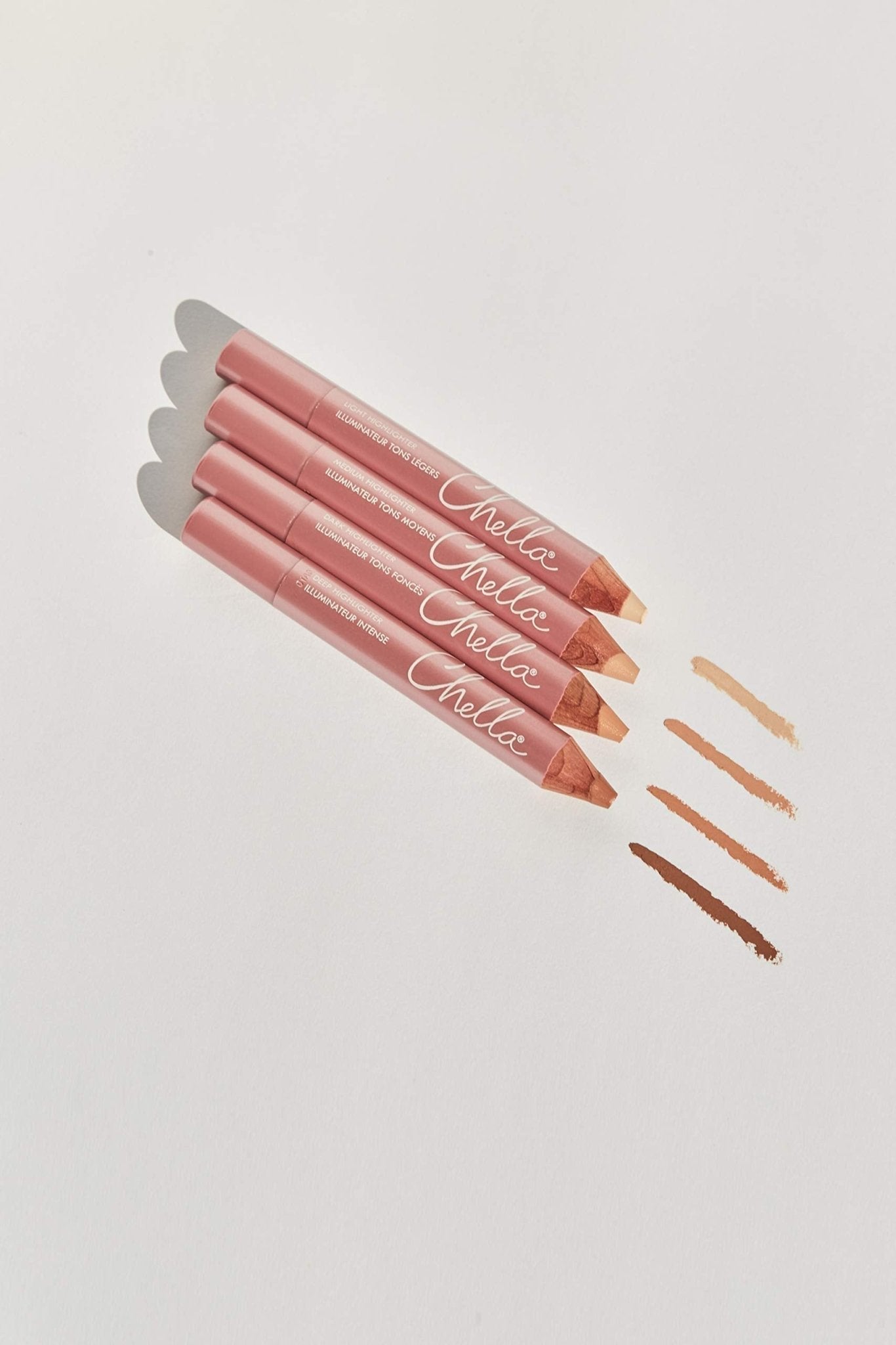 Chella Highlighter Makeup Pencil - Vegan, Cruelty Free, Paraben Free, Gluten Free - Use as a Highlighter, Concealer and Under Eye Liner (Light Matte) - TrustMedUSA