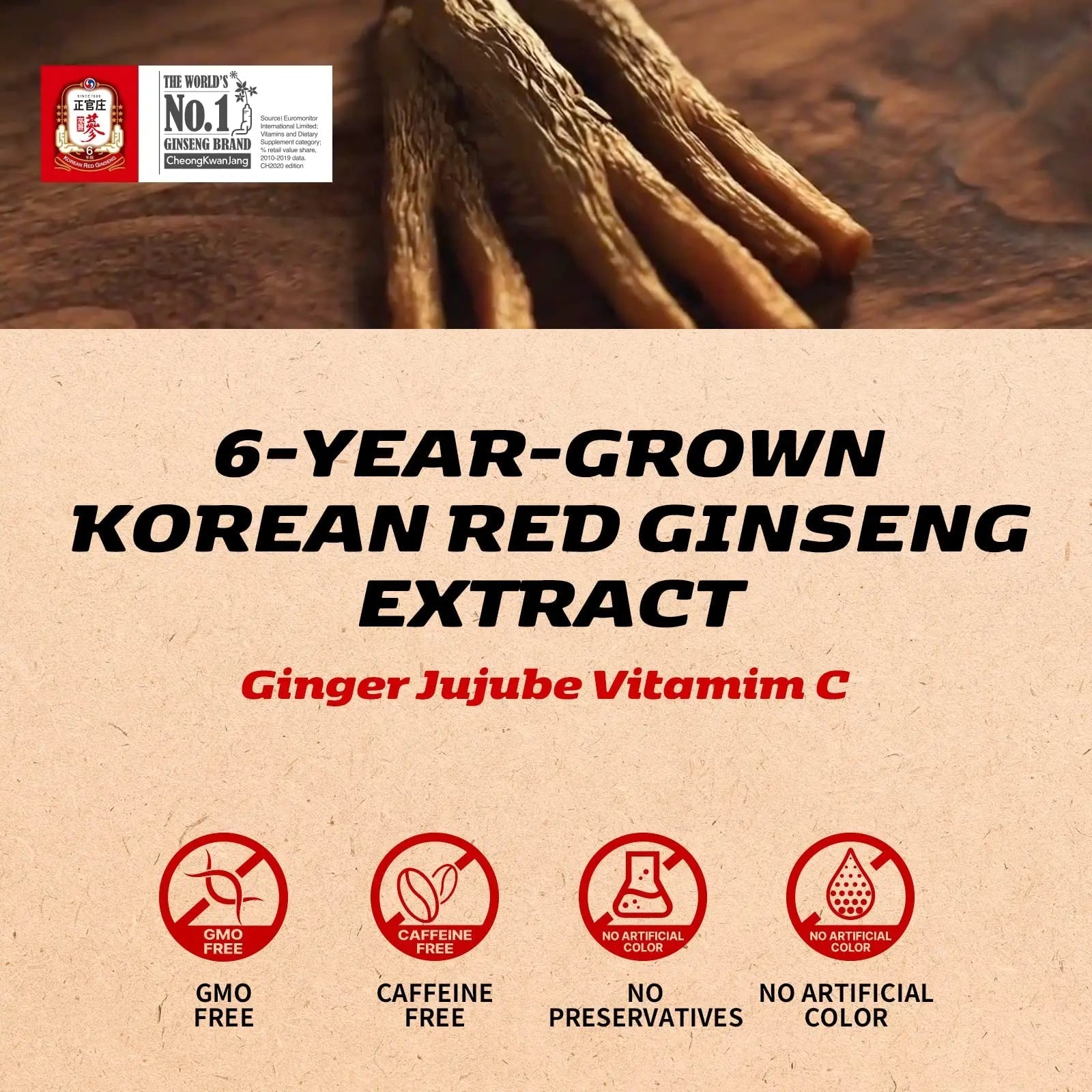 CheongKwanJang Ginseng Korean Red Ginseng Vital Tonic, Immune System Booster - TrustMedUSA