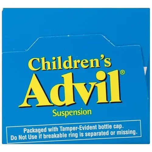 Children's Advil Pain Reliever and Fever Reducer, Dye Free and Sugar Free Ibuprofen Oral Suspension, Berry Flavored - 4 Fl Oz - TrustMedUSA