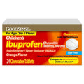 Childrens Ibuprofen Chewable Tablets, 100 mg, Orange Flavor, Pain Reliever and Fever Reducer, 24 Count - TrustMedUSA