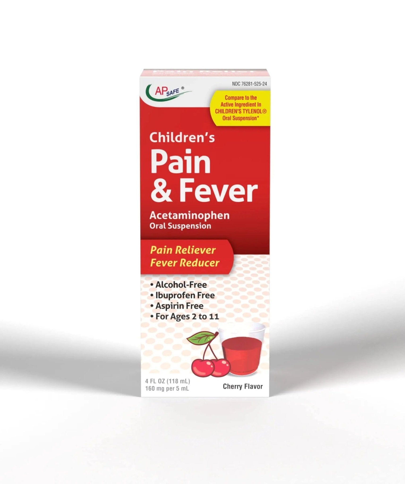 Children's Pain & Fever Acetaminophen Oral Suspension - TrustMedUSA