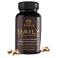 CHOQ Daily with 500mg PrimaVie Shilajit, Safed Musli, Tribulus - Natural Energy, Libido & Muscle Support - Daily Supplement for Men, 60 Vegan Capsules - TrustMedUSA