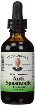 Christopher’s Original Formulas Anti-Spasmodic Formula | 2 oz Liquid Herbal Supplement | Synergistic Blend for Nervous System Support | Skullcap, Valerian & Cayenne - TrustMedUSA