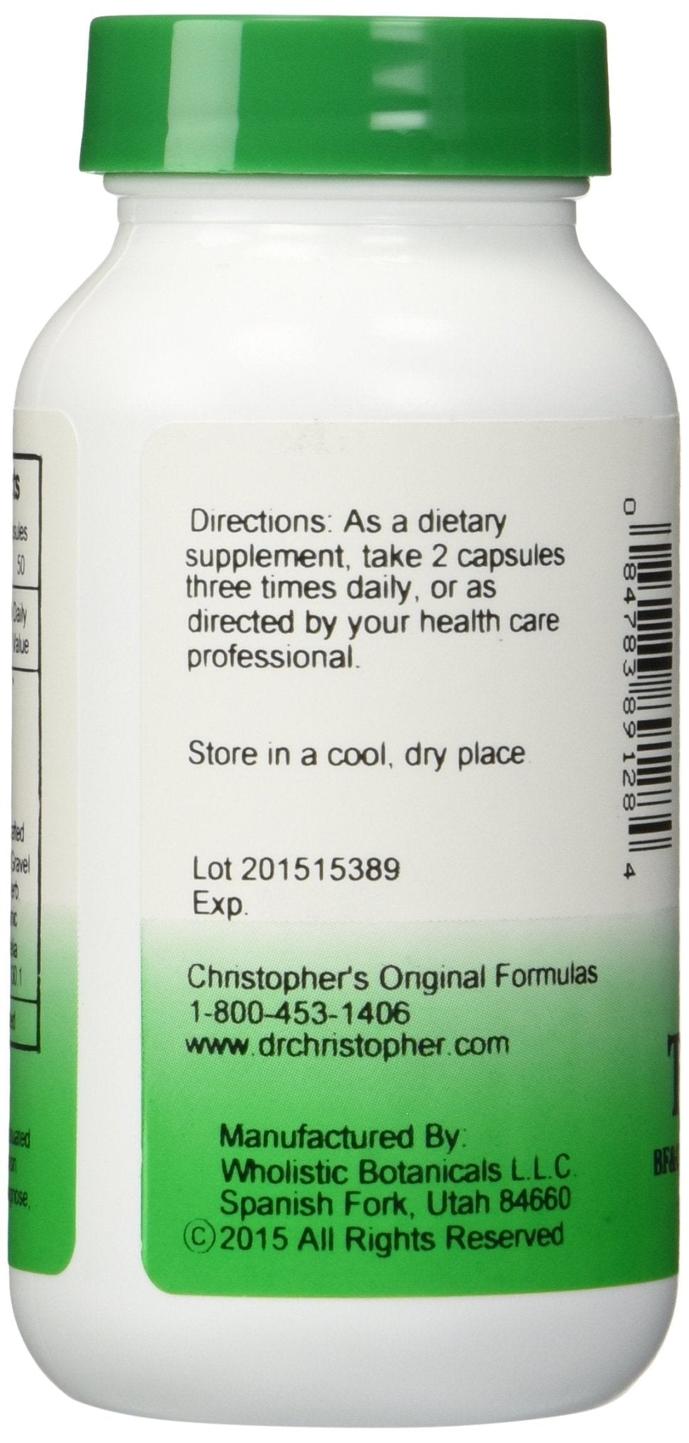 Christopher's Original Formulas Complete Tissue & Bone Formula – 100 VCaps | Herbal Support for Bones & Connective Tissue - Pack of 2 - TrustMedUSA