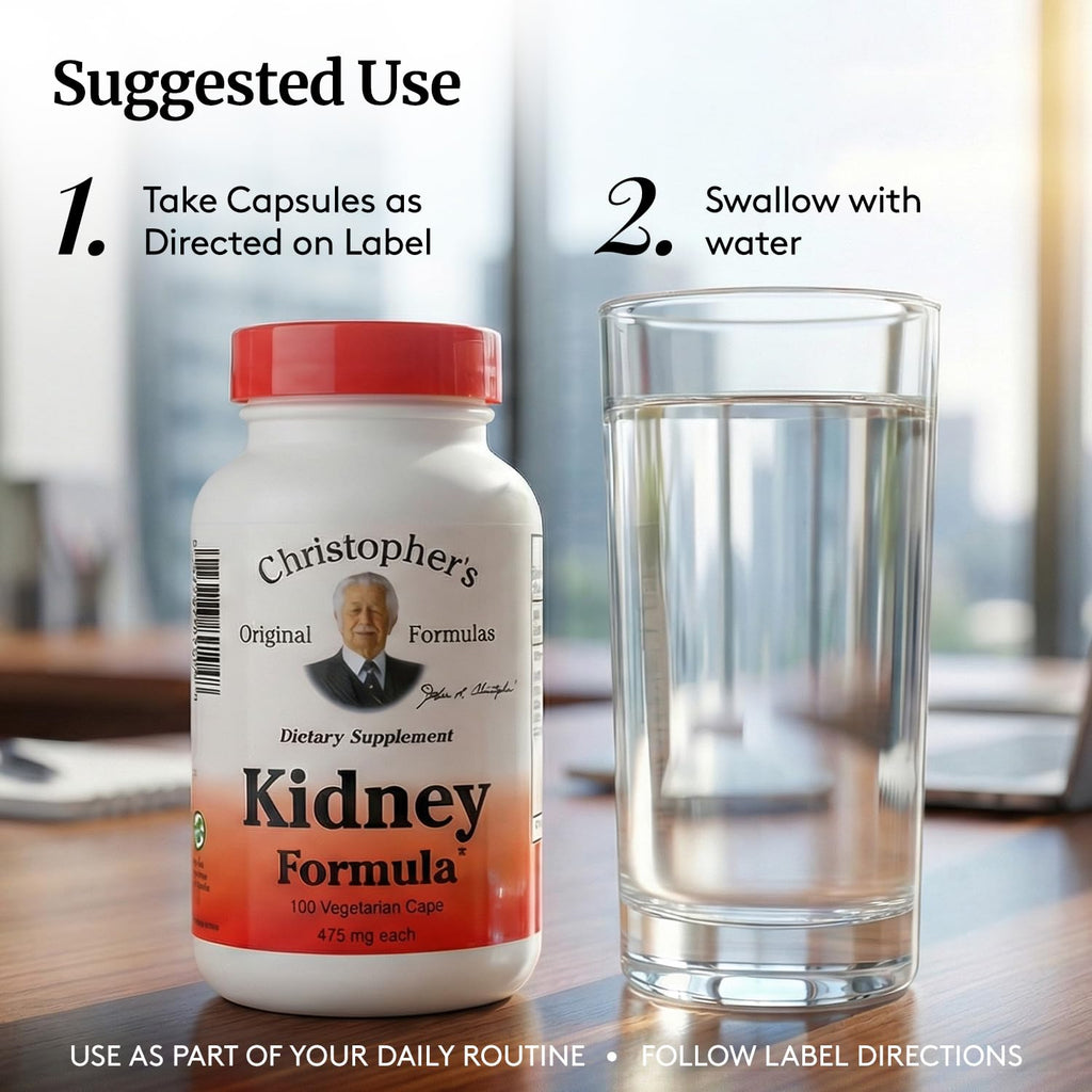 Christopher's Original Formulas Kidney Formula - Kidney Cleanse Detox & Repair Formula - Herbal Blend for Kidney Support - TrustMedUSA