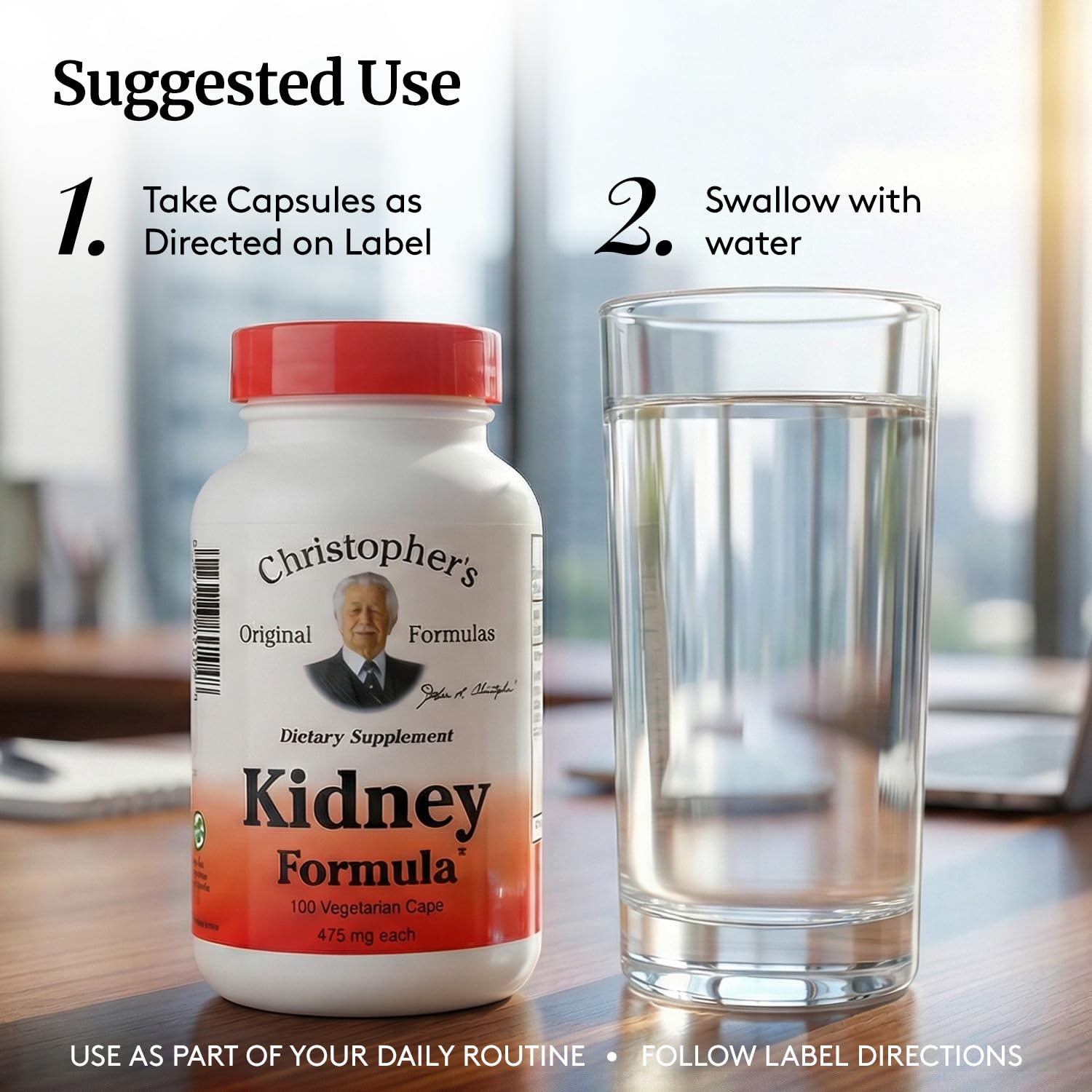 Christopher's Original Formulas Kidney Formula - Kidney Cleanse Detox & Repair Formula - Herbal Blend for Kidney Support - TrustMedUSA