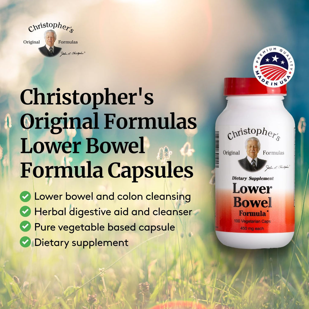Christopher's Original Formulas Lower Bowel Formula 100 Vcaps - TrustMedUSA
