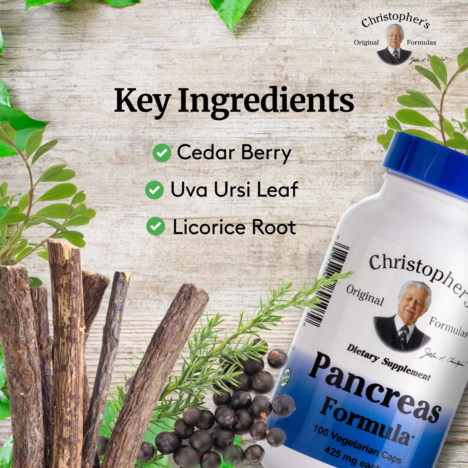 Christopher's Original Formulas Pancreas Formula - Pancreas Cleanse Detox & Repair - Probiotics for Digestive Health - TrustMedUSA