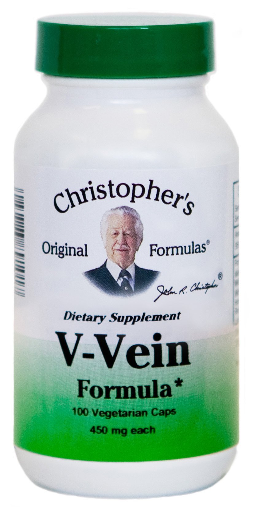 Christopher's Original Formulas V-Vein – 100 Vegetarian Capsules – Unique Herbal Blend – Developed by Master Herbalist David Christopher - TrustMedUSA