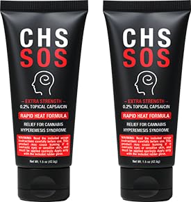 CHS SOS Warming Relief Cream – High Potency Capsaicin Topical for Abdominal & Muscle Discomfort – Soothing Warming Sensation for Targeted Comfort – Fast-Acting, Non-Greasy Formula – 1.5 oz x 2pack - TrustMedUSA