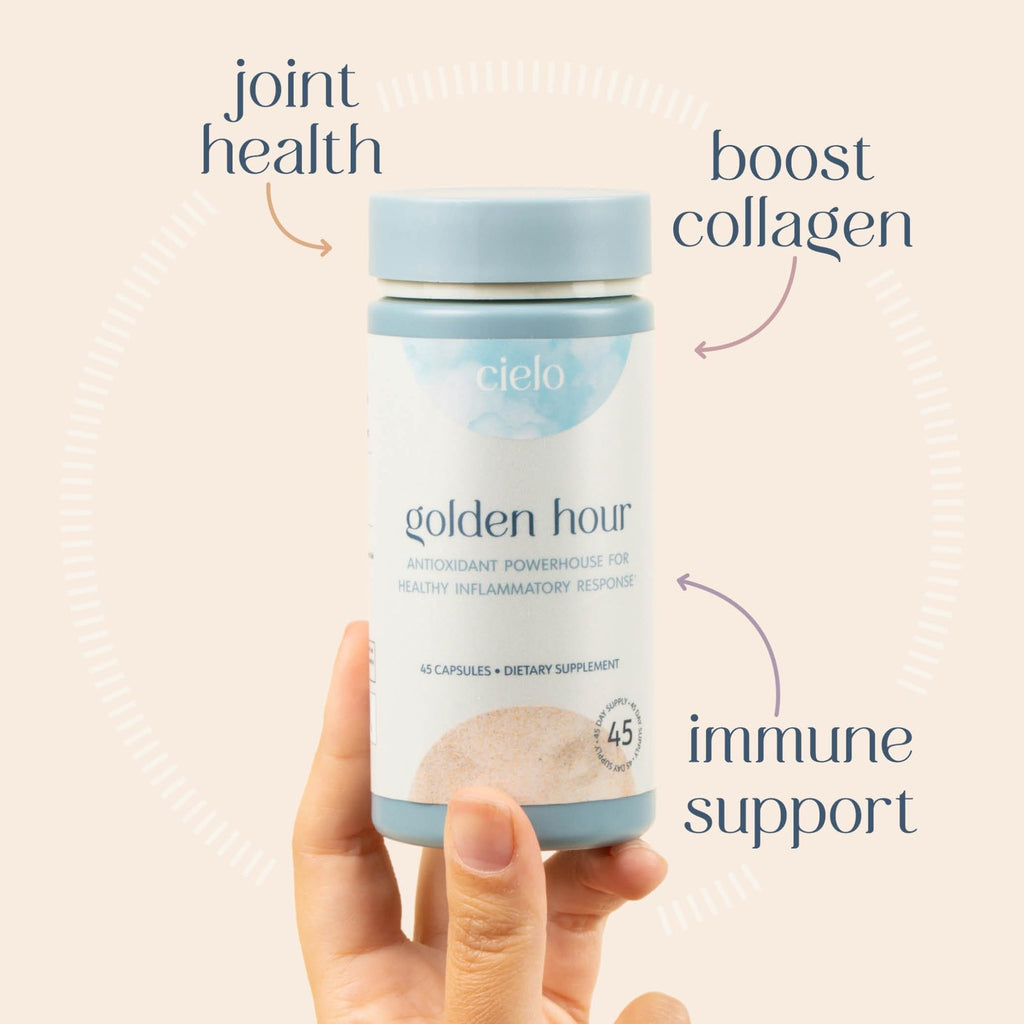 Cielo Golden Hour - Antioxidant Supplement for Healthy Immune System Response - Nutritional Antioxidant Blend for Women and Men (45 Day Supply) - TrustMedUSA