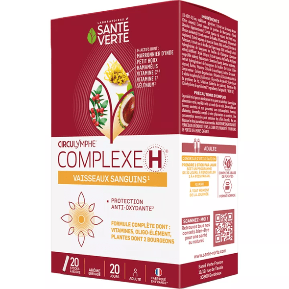 Circulymphe Complexe 20 Sticks Santé-Verte - TrustMedUSA
