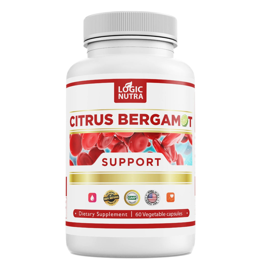 Citrus Bergamot Supplement for High Cholesterol – 1000mg Citrus Bergamot Extract 10:1 (2 Caps) – Organic, Non-GMO, Patented Clinical Grade Bergamot Blend for Heart Health – 60 Capsules - TrustMedUSA