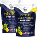 Citrus Detox Foot Soak With Epsom Salts - for Foot Callus, Immune Boost, Damaged Toenail - TrustMedUSA