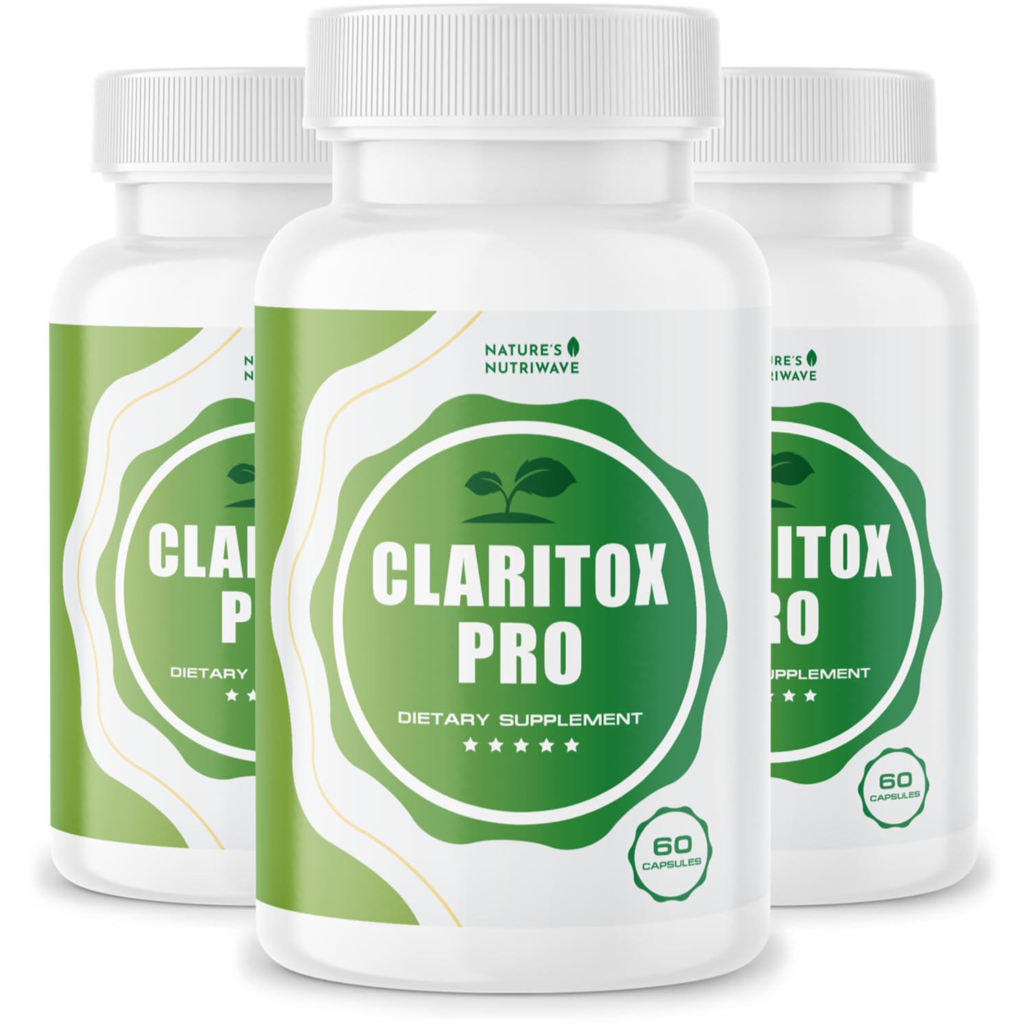 Claritox – Daily Wellness Supplement with Zinc, Chromium, Alpha Lipoic Acid, Green Tea Extract, Resveratrol & Botanical Blend – Non-GMO, Stimulant-Free Formula – 60 Caps, 30 Servings, 3 Month Supply - TrustMedUSA