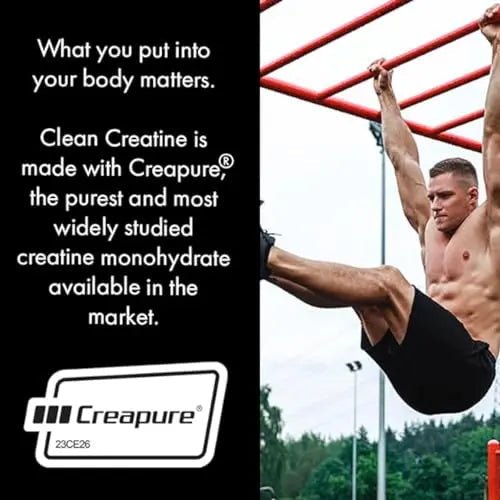 Clean Creatine - 100% Creapure® Creatine Monohydrate Powder for Muscle Growth - TrustMedUSA