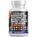Clean Glucosamine Chondroitin MSM Turmeric Hyaluronic Acid Boswellia - TrustMedUSA