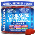 Clean Nutra Cortisol Supplement Gummies L-Theanine Magnesium Ashwagandha Apigenin Vitamin B6 Sleep and Calm Support Lavender Chicory Prebiotic Advanced Gummy Formula - TrustMedUSA