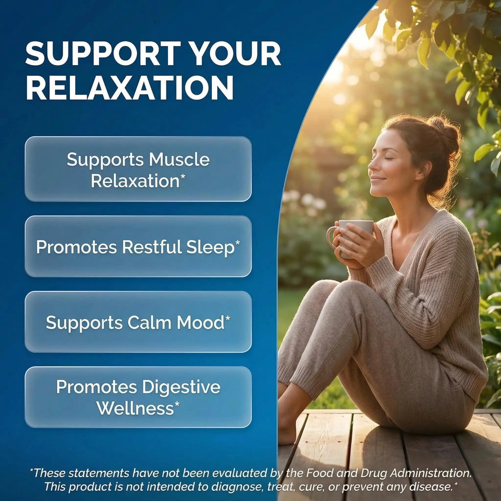 Clean Nutra Magnesium Glycinate Citrate Malate Orotate Taurate Supplement Complex + 10 Strain Probiotic Prebiotics FOS GOS Inulin Sleep Calm Support Apple Pectin – 120 Vegan Capsules - TrustMedUSA