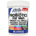 Clean Nutra Probiotics for Men | Tongkat Ali, Saw Palmetto, Tribulus, Ginseng, Ashwagandha, Maca, Pumpkin, Gingko Biloba, Pine Bark, Fenugreek, Shilajit, Zinc - Mens Probiotic 60 Capsules - TrustMedUSA