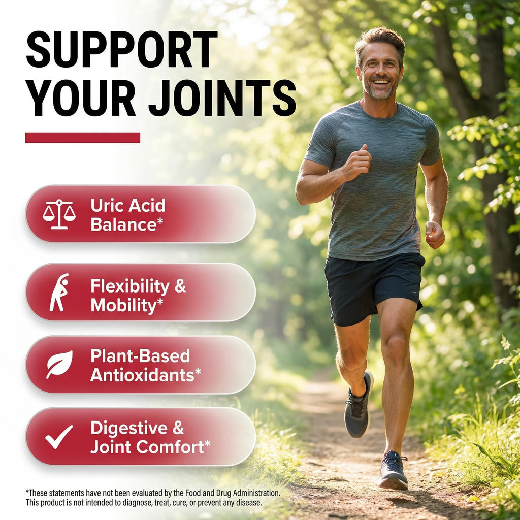 Clean Nutra Tart Cherry Gummies Uric Acid Flush Celery Milk Thistle Bromelain Vitamin C Magnesium Citrus Bergamot Ginger Stinging Nettle Leaf Chamomile Berberine Quercetin Support 60 Gummy Vitamins - TrustMedUSA