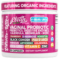 Clean Nutra Vaginal Probiotics for Women + Prebiotics Digestive Enzymes Bromelain Cranberry D Mannose Horsetail Black Cohosh Artichoke Hibiscus Flowers Probiotic for Digestive Health 90 Vegan Capsules - TrustMedUSA