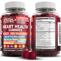 Clean Nutraceuticals Coq10 Gummies | Red Yeast Rice Hawthorn Berry Ginger Turmeric Citrus Bergamot Hibiscus Vitamin K2+D3 Magnesium Glycinate Cayenne Pepper Fenugreek Orange Flavor CardiGuard - TrustMedUSA