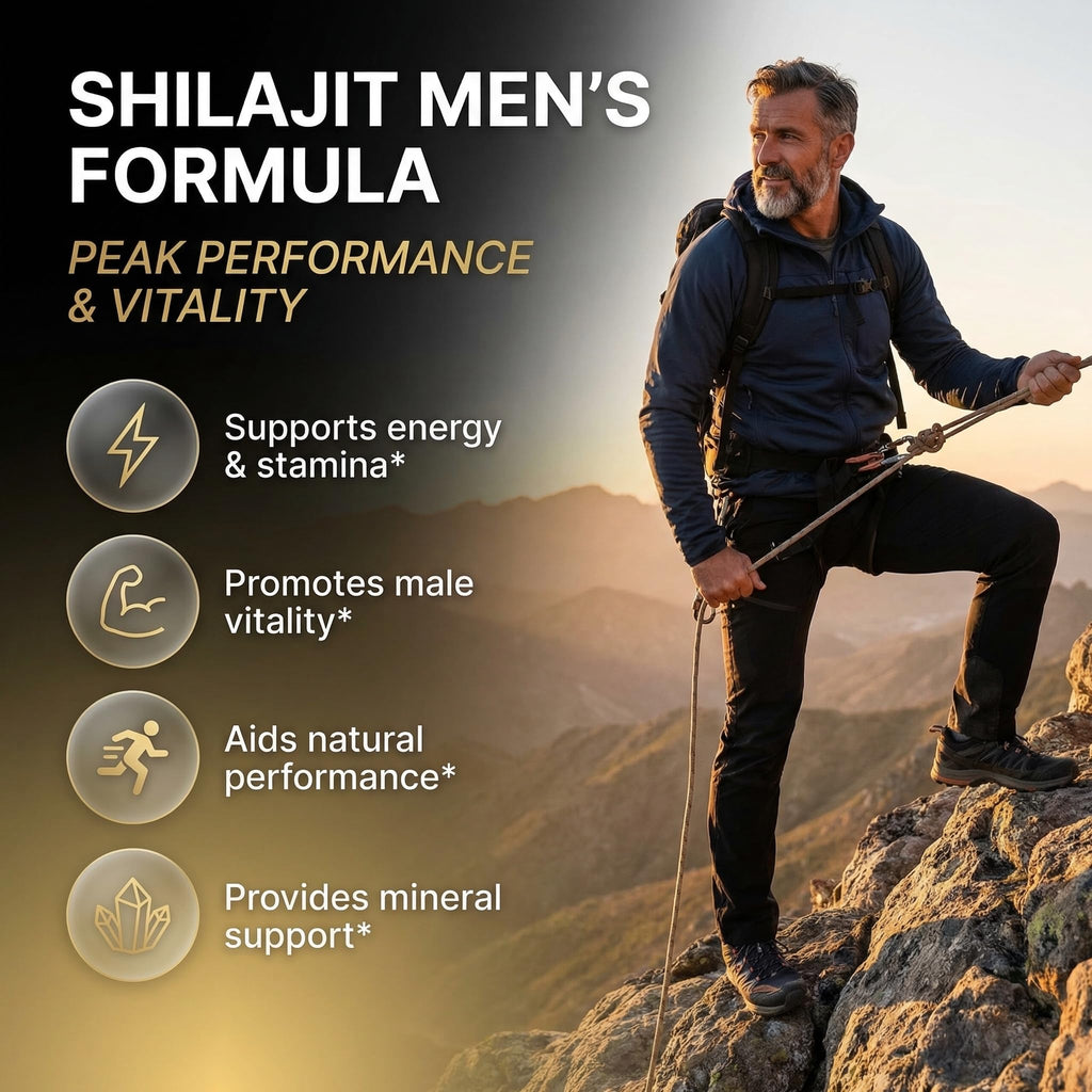 Clean Nutraceuticals Shilajit Supplement for Men with Sea Moss, Tongkat Ali, Ashwagandha, Boron, Zinc, CoQ10, PQQ - Fulvic Acid Capsules - Energy Support - 90 Count - Resin, Gummy & Powder Alternative - TrustMedUSA