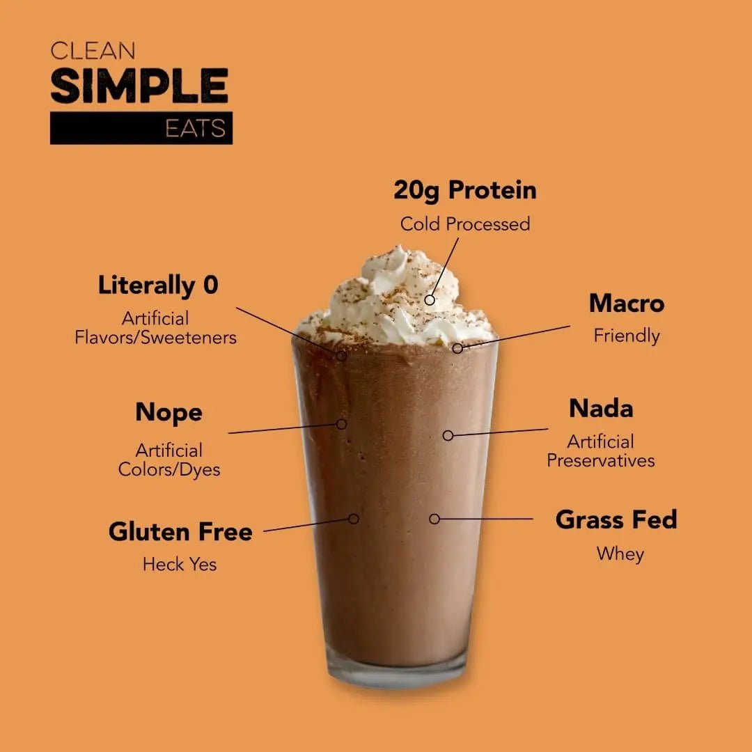 Clean Simple Eats Chocolate Peanut Butter Whey Protein Powder, Natural Sweetened - TrustMedUSA