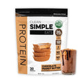 Clean Simple Eats Chocolate Peanut Butter Whey Protein Powder, Natural Sweetened - TrustMedUSA