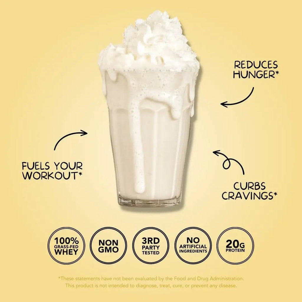 Clean Simple Eats Simply Vanilla Whey Protein Powder, Natural Sweetened and Cold-Proce - TrustMedUSA
