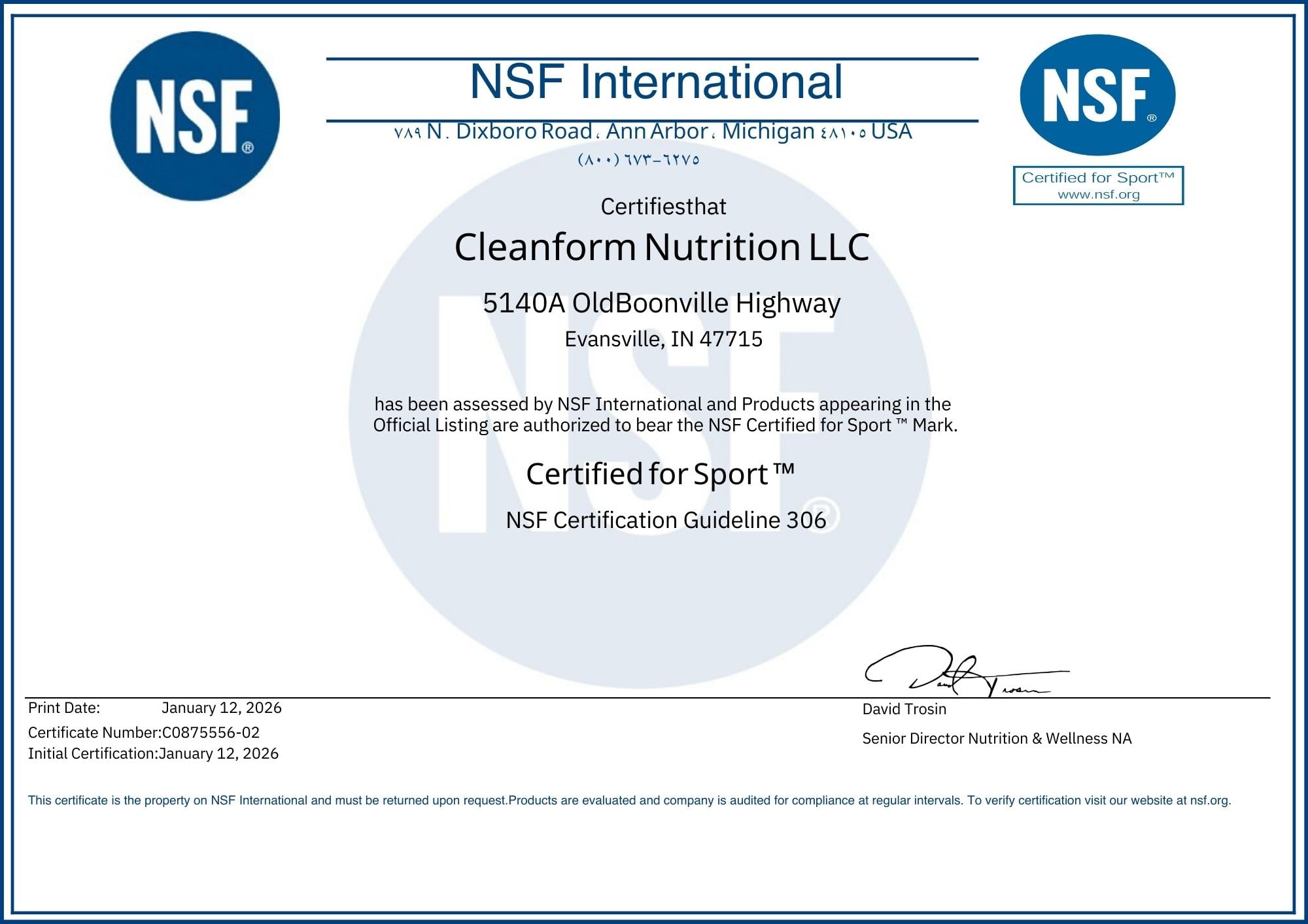 CleanForm Nutrition goBHB® Clean Energy Powder | NSF Sport Certified | Cellular Fuel with BHB Salts | Enhances Endurance, Mental Clarity, Hydration & Recovery | No Caffeine or Sugar | Neutral Flavor - TrustMedUSA