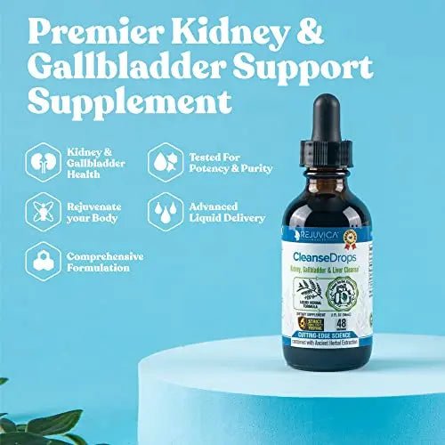 Cleanse Drops - Advanced Kidney & Gallbladder Cleanse Support - TrustMedUSA