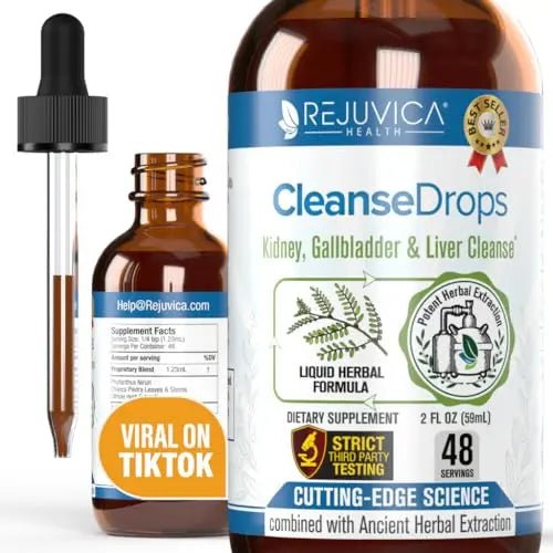 Cleanse Drops - Advanced Kidney & Gallbladder Cleanse Support - TrustMedUSA