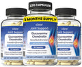 Clear Joint Support - 3-Month Supply | 3-Pack (270 Capsules) | Glucosamine Chondroitin MSM, Turmeric & Boswellia | Supports Knee, Hip & Back Health | Made in USA - TrustMedUSA