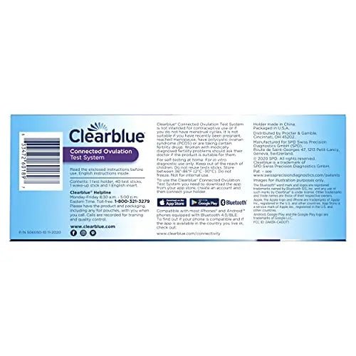 Clearblue Connected Ovulation Test System featuring Bluetooth connectivity and Advanced - TrustMedUSA