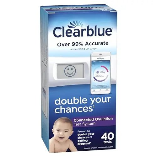 Clearblue Connected Ovulation Test System featuring Bluetooth connectivity and Advanced - TrustMedUSA
