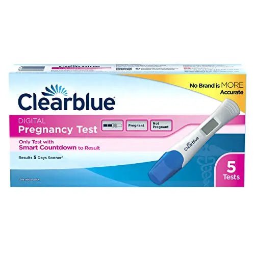 Clearblue Digital Pregnancy Test with Smart Countdown, Multi, 5 count - TrustMedUSA