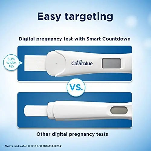 Clearblue Digital Pregnancy Test with Smart Countdown, Multi, 5 count - TrustMedUSA